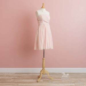 ブライズメイドドレス・ショート・ピンク