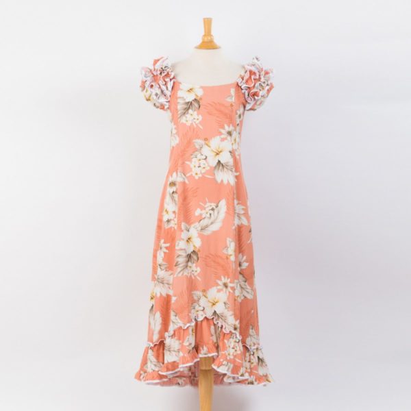 PL002DPP パシフィックレジェンド・ハワイアンドレス・ペールピンク