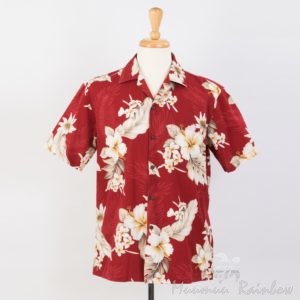 PL002DSR パシフィックレジェンド・アロハシャツ・レッド