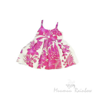 RCBA1P Royal Hawaiian Creations  ハイビスカス・ベビードレス・ピンク